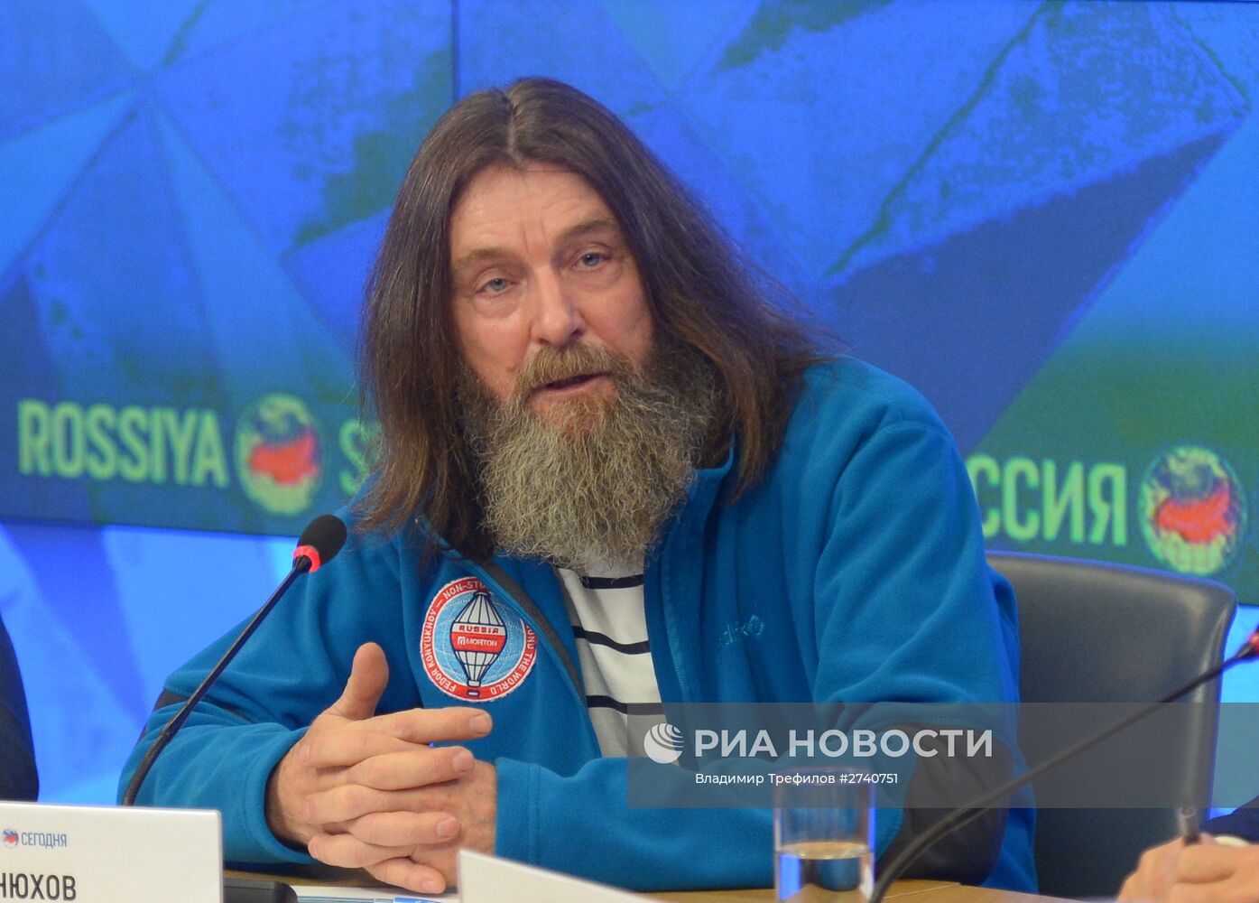 Пресс-конференция о кругосветном полете Федора Конюхова
