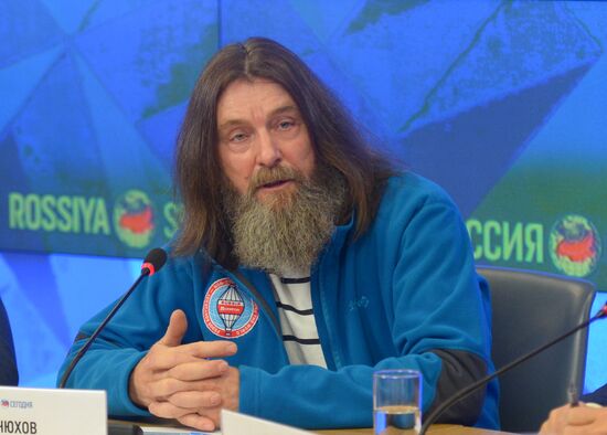 Пресс-конференция о кругосветном полете Федора Конюхова