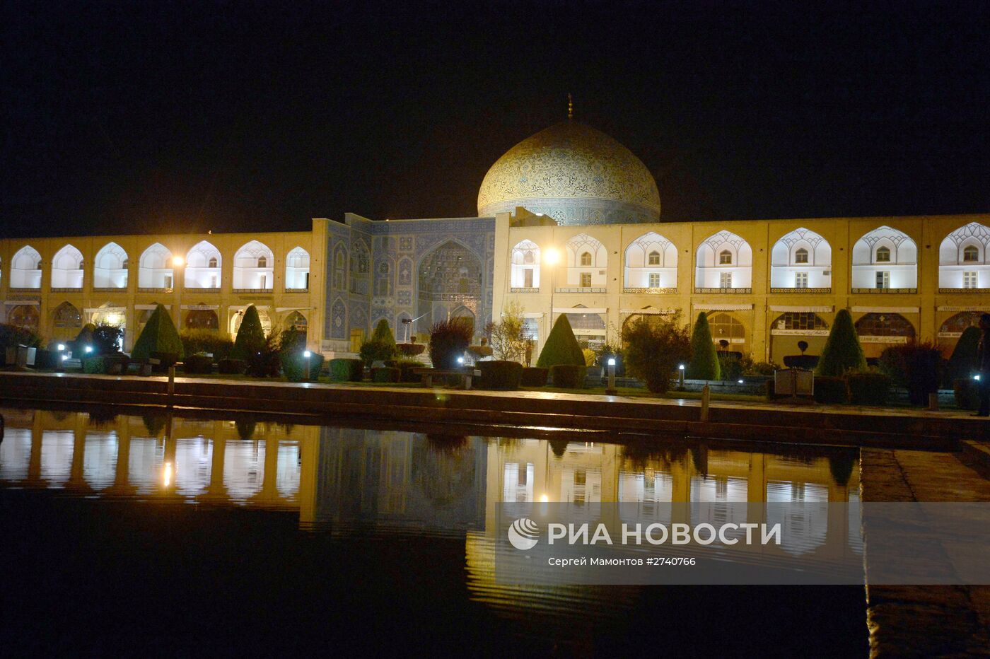 Мечеть Имама в городе Исфахан в Иране