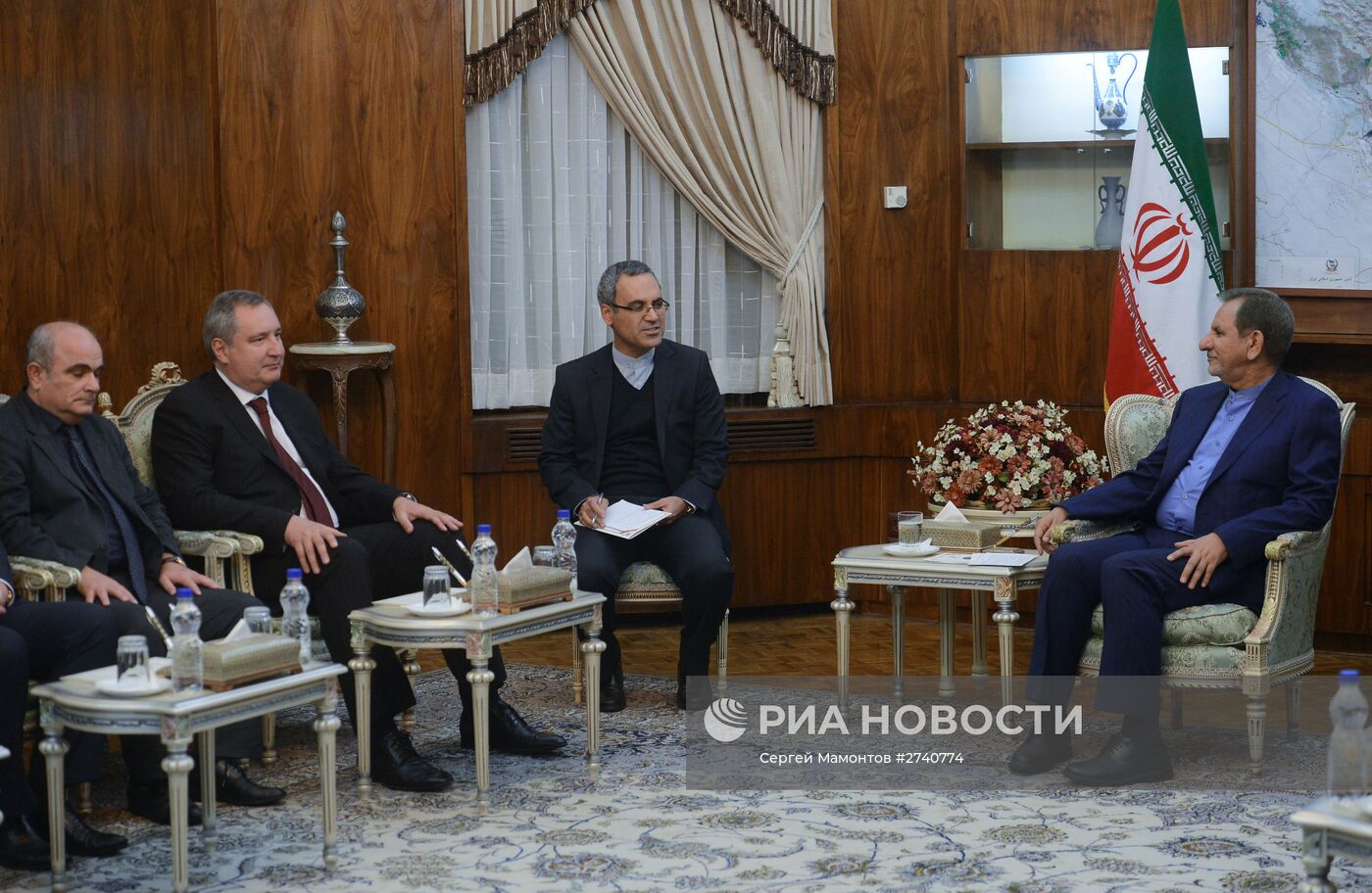 Рабочая поездка заместителя председателя правительства РФ Д.Рогозина в Иран
