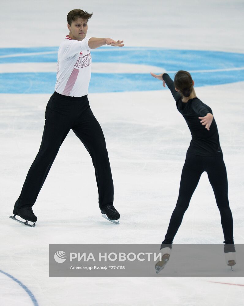 Фигурное катание. V этап Гран-при. Тренировки