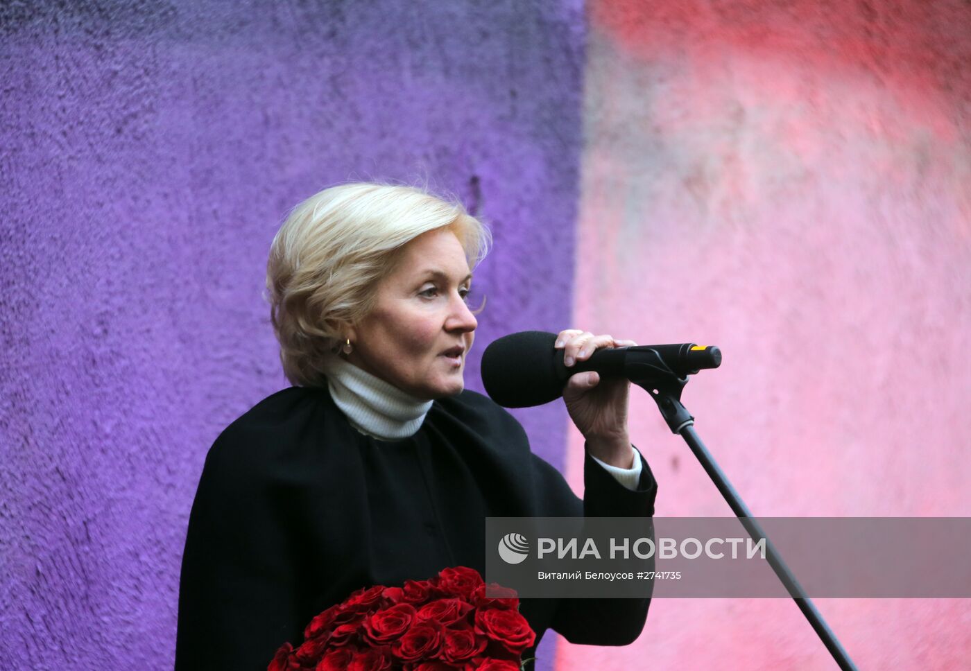 Открытие мемориальной доски и сквера, названного в честь балерины Майи Плисецкой