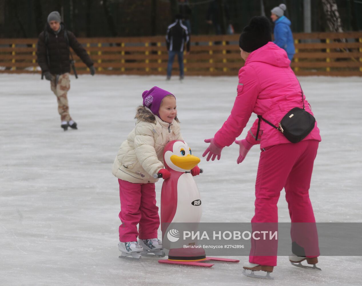 Открытие зимнего сезона в парках Москвы