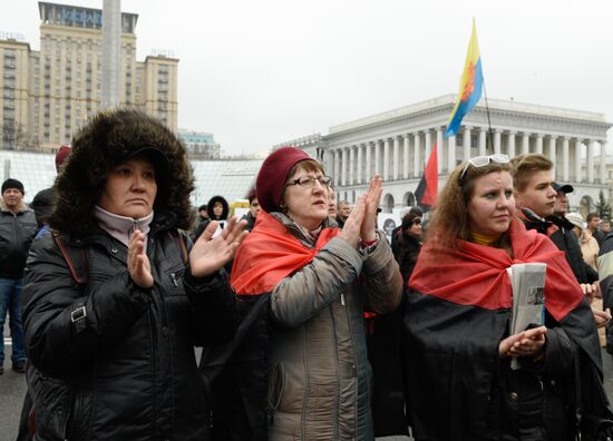 Годовщина "оранжевой" революции в Киеве