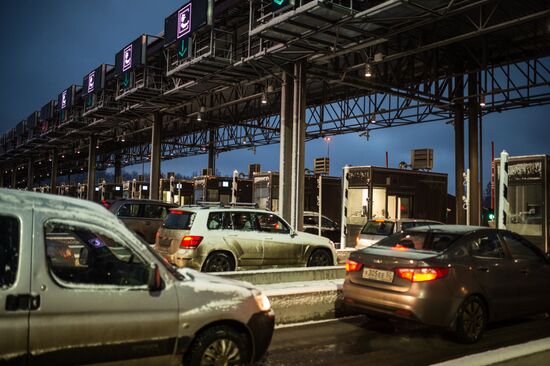 Открытие платного участка автомобильной дороги М-11 Москва - Санкт-Петербург