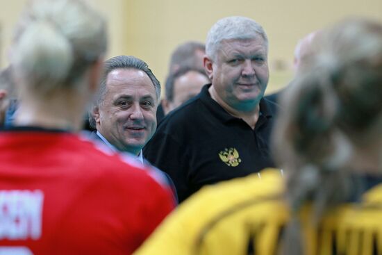 Встреча Министра спорта РФ Виталия Мутко с российскими легкоатлетами