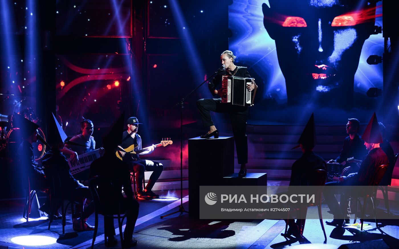 Съемки телепрограммы "Точь-в-точь"