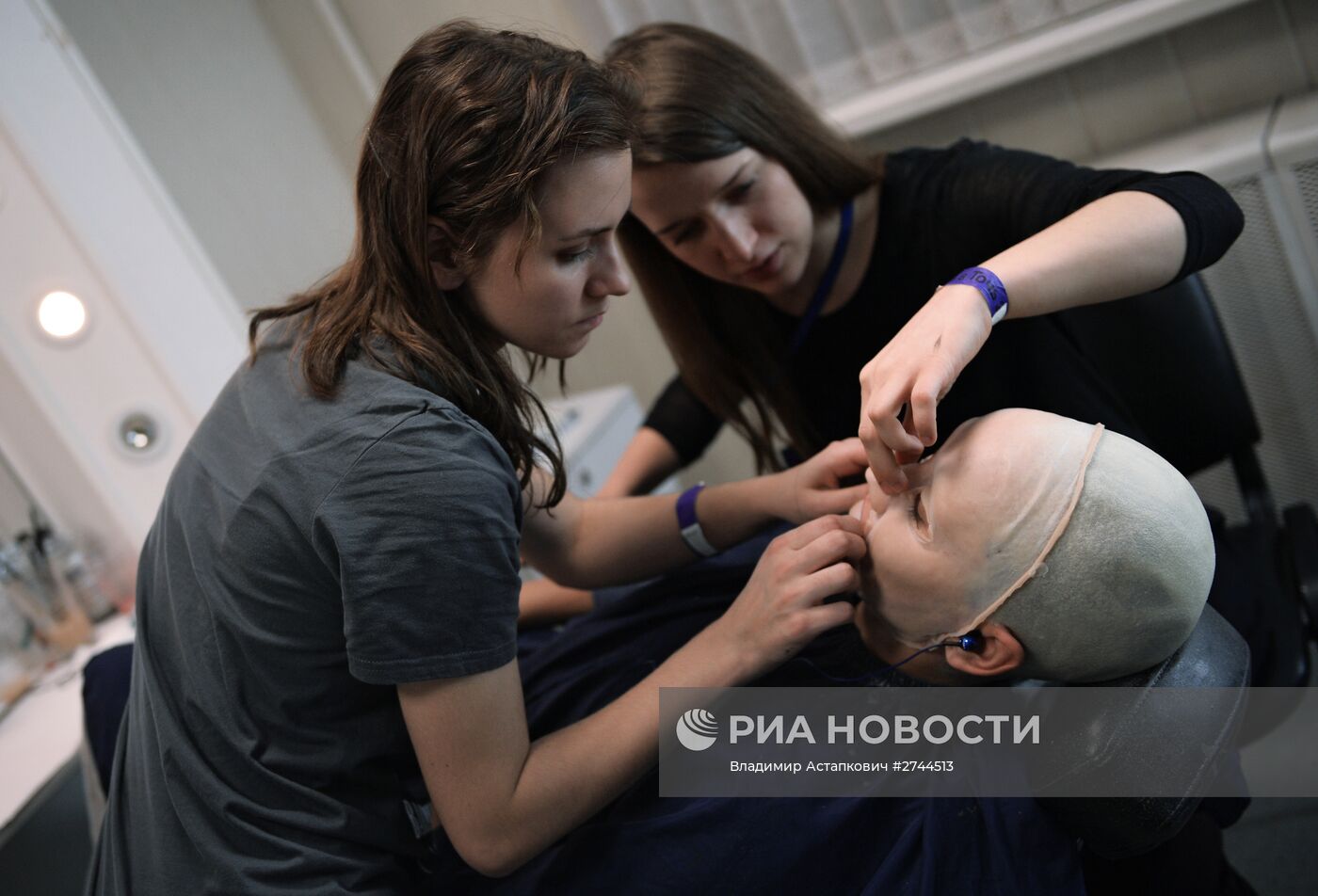 Съемки телепрограммы "Точь-в-точь"