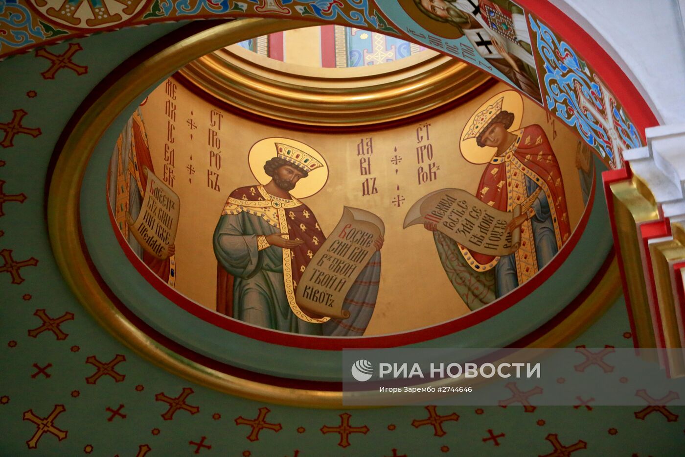 Роспись храма Христа Спасителя в Калининграде