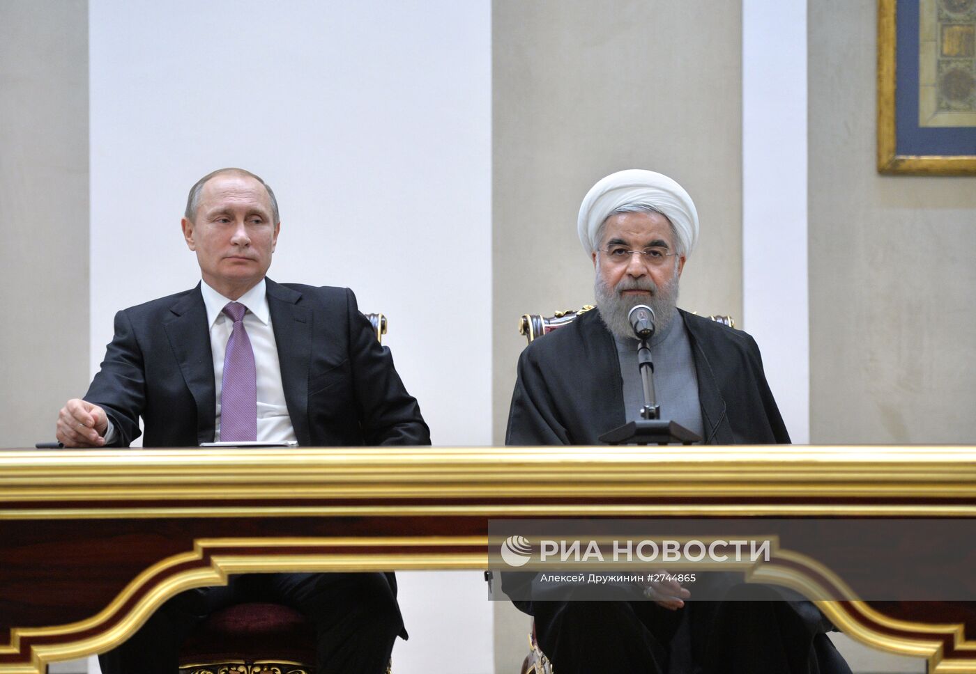 Рабочий визит президента РФ В.Путина в Иран