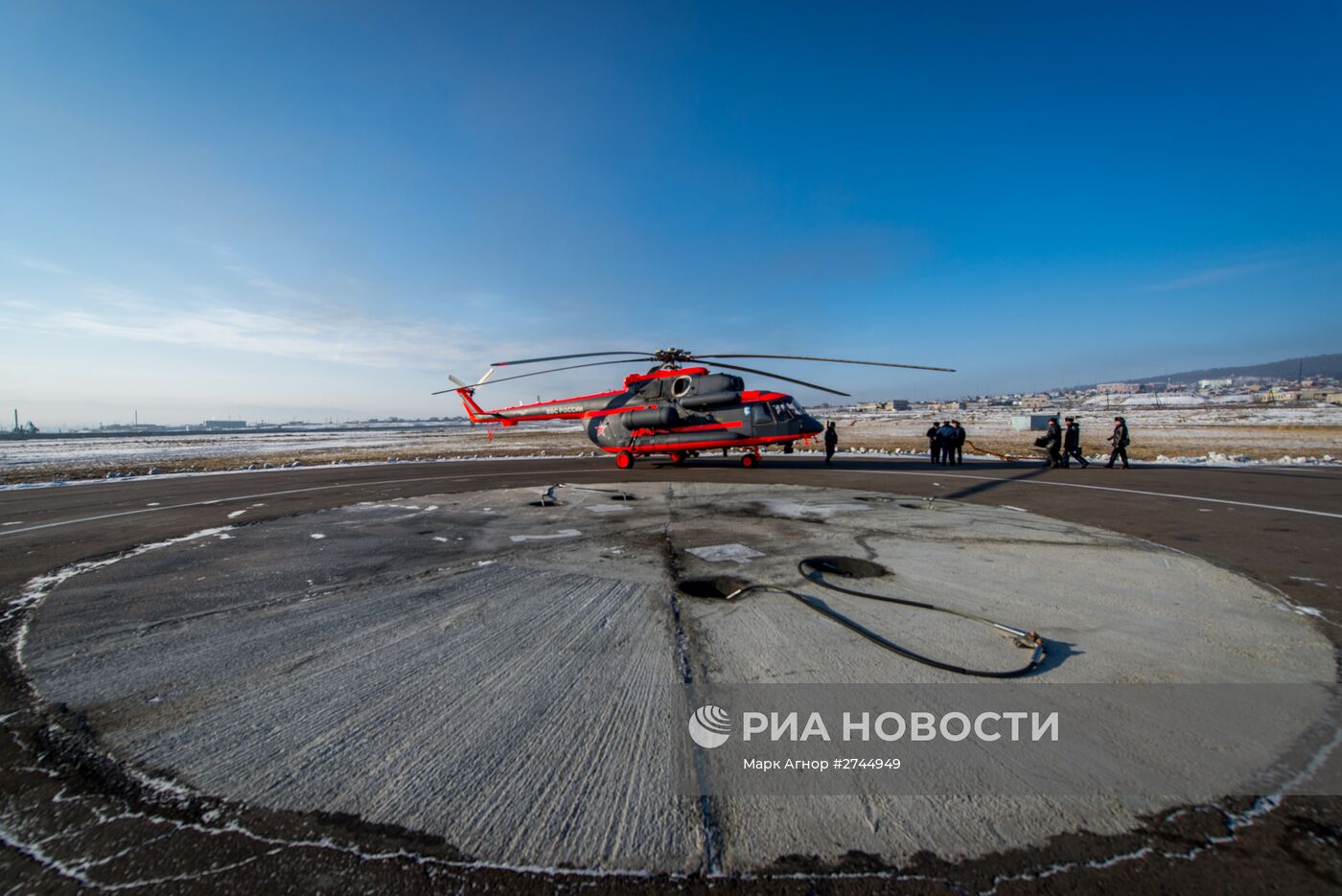 Летные испытания арктического вертолета Ми-8АМТШ-ВА на Улан-Удэнском авиационном заводе