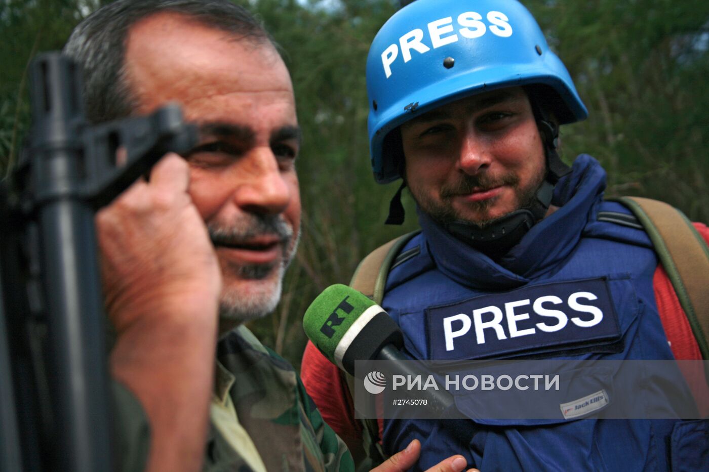 Российские журналисты попали под обстрел в Сирии