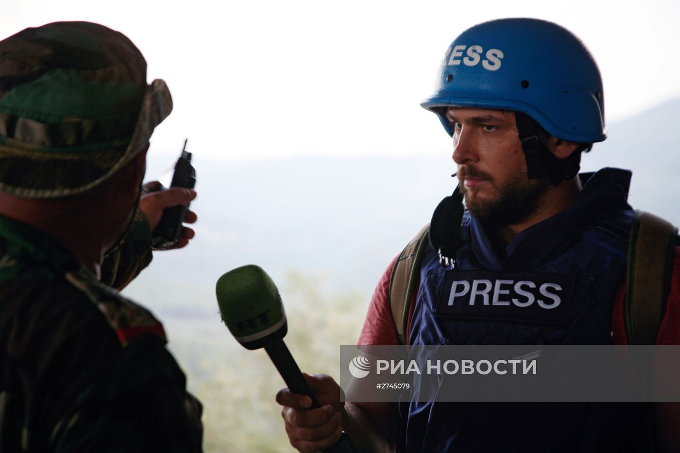 Российские журналисты попали под обстрел в Сирии