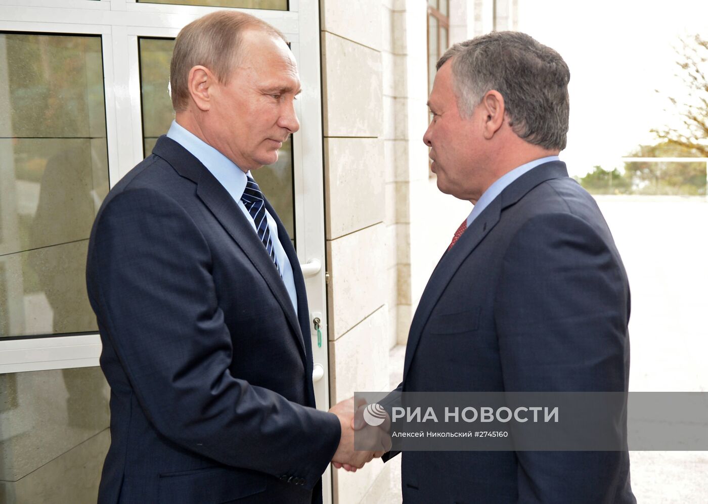Беседа президента РФ В.Путина с королём Иордании Абдаллой II