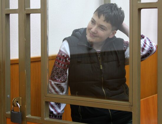Заседание суда по делу гражданки Украины Надежды Савченко