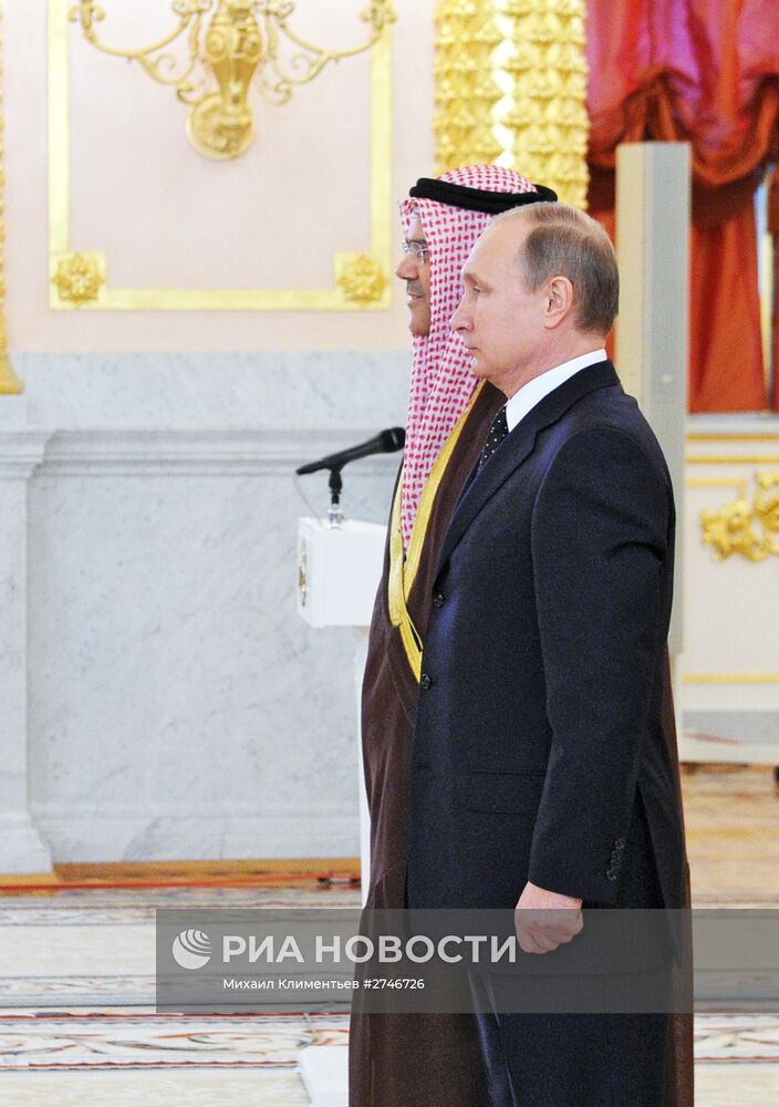 Президент РФ В.Путин принял верительные грамоты у 15 послов иностранных государств