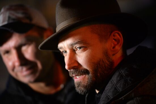 "Безумное чаепитие" на катке в Парке Горького в рамках Дня Рождения фонда "Подари жизнь"