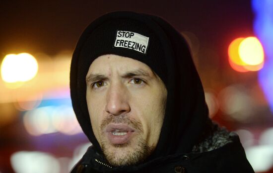 "Безумное чаепитие" на катке в Парке Горького в рамках Дня Рождения фонда "Подари жизнь"