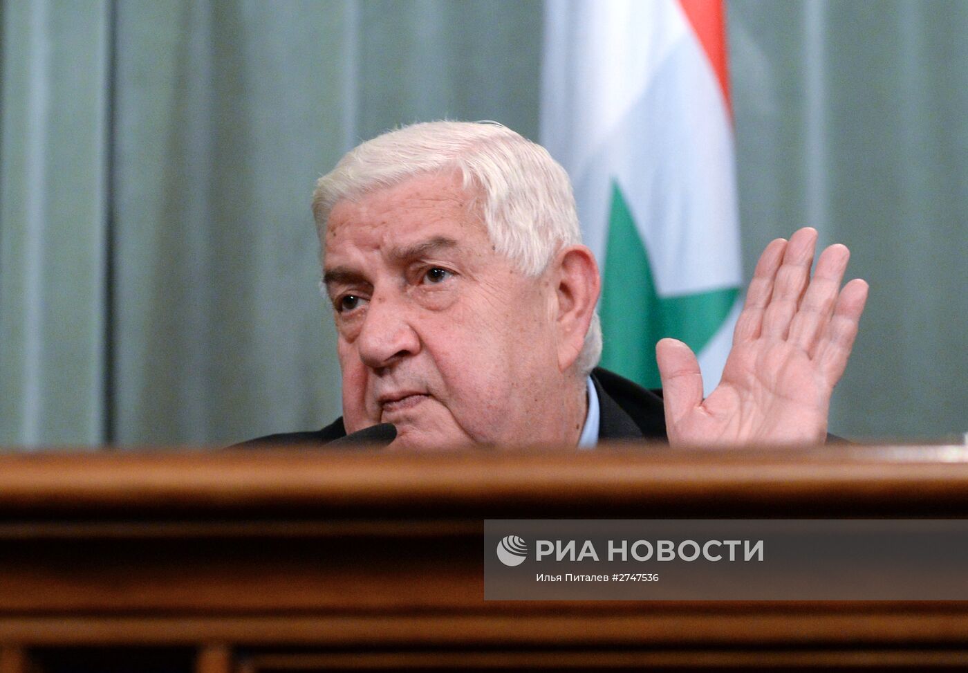 Встреча глав МИД России и Сирии С. Лаврова с В. Муаллемом