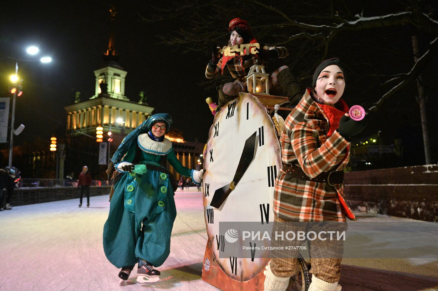 Открытие самого крупного катка в Европе на ВДНХ