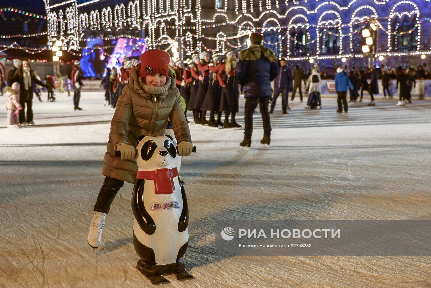 Открытие ГУМ Катка и ГУМ Ярмарки на Красной площади