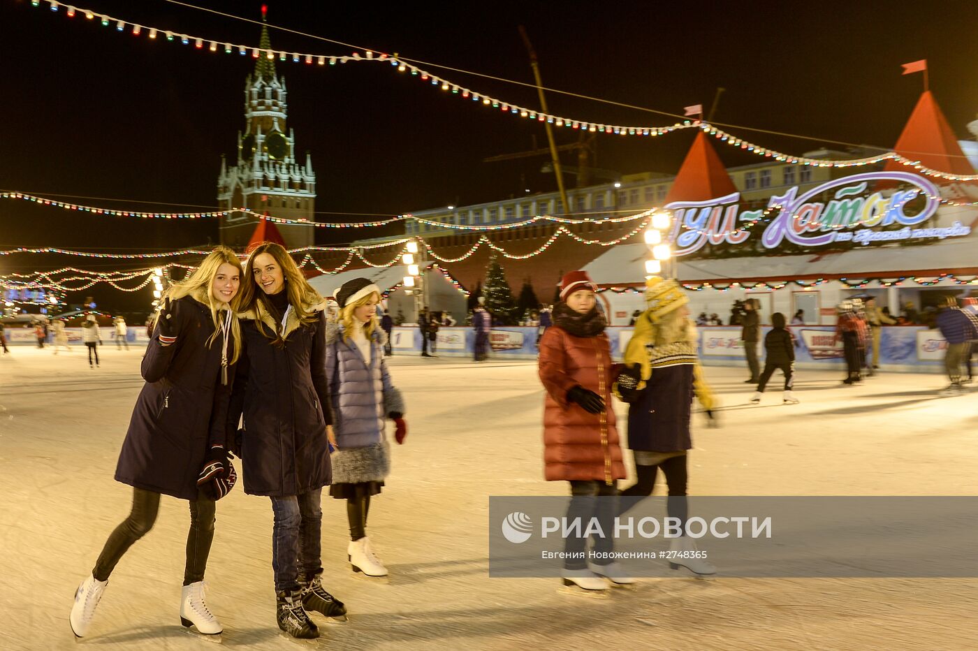 Открытие ГУМ Катка и ГУМ Ярмарки на Красной площади