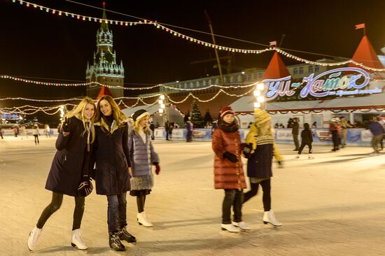 Открытие ГУМ Катка и ГУМ Ярмарки на Красной площади