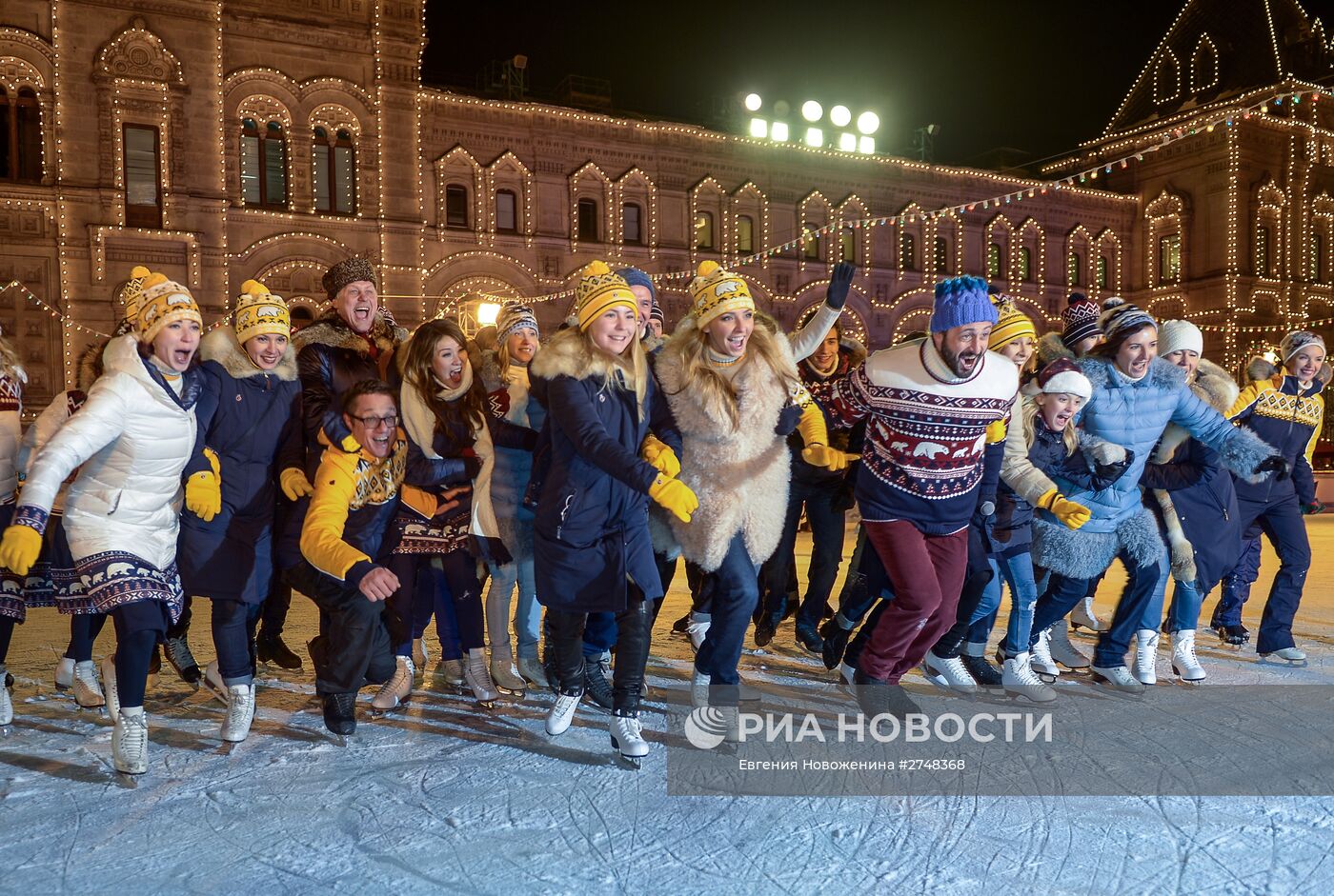 Открытие ГУМ Катка и ГУМ Ярмарки на Красной площади