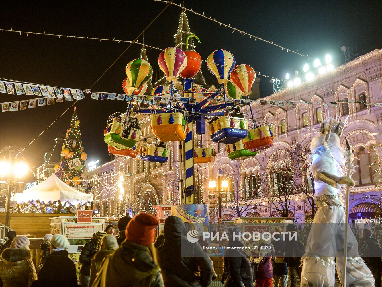 Открытие ГУМ Катка и ГУМ Ярмарки на Красной площади