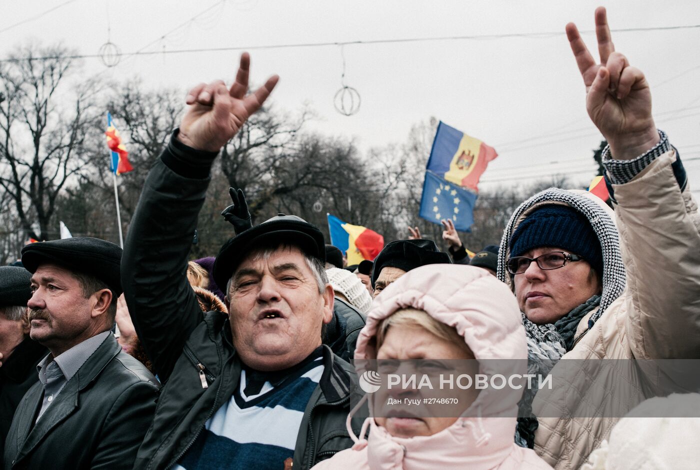 Антиправительственные протесты в Кишиневе