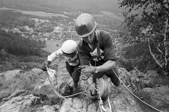 Учения отряда спасателей