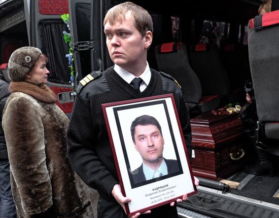 Похороны сотрудников компании "Волга-Днепр" в Ульяновске