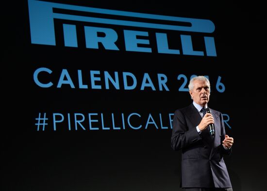 Презентация календаря Pirelli 2016