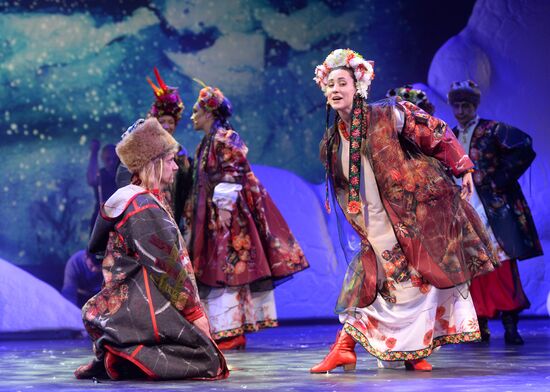 Открытая репетиция первого в России фолк-мюзикла "Ночь перед Рождеством" по пьесе Н.Гоголя