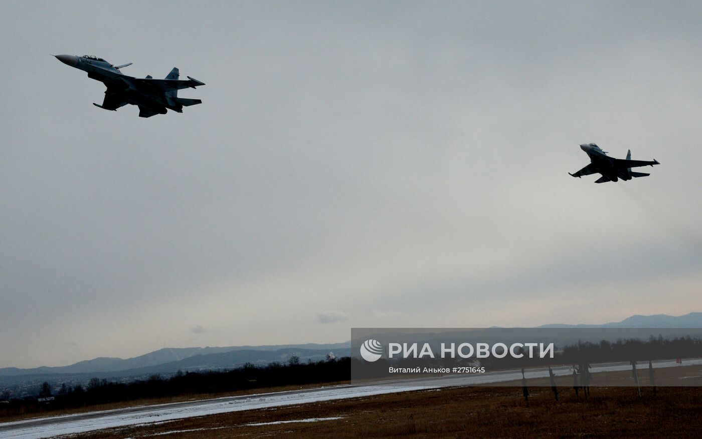 Летно-тактические учения истребительной авиации в Приморском крае