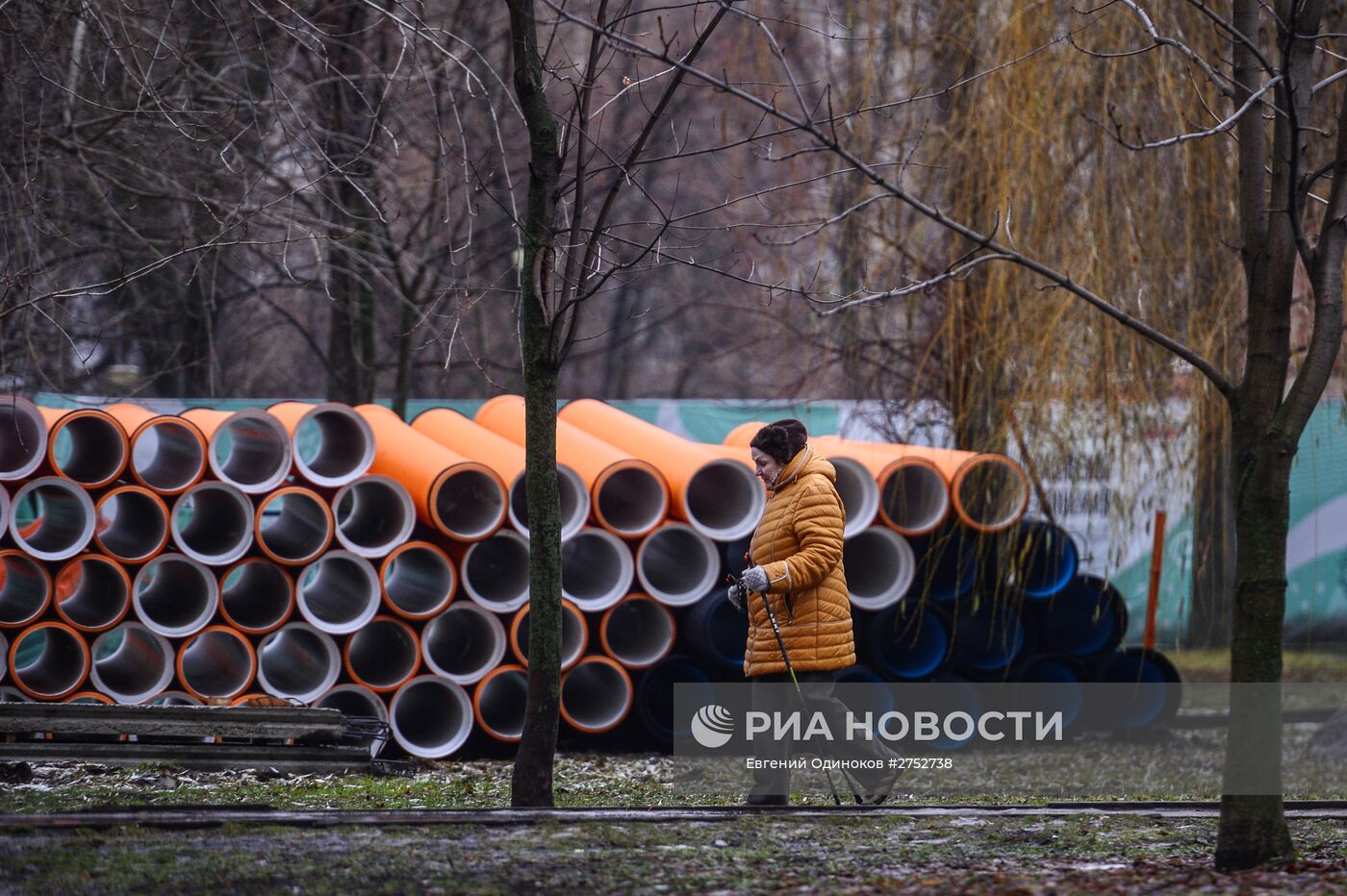 Теплая погода в Москве