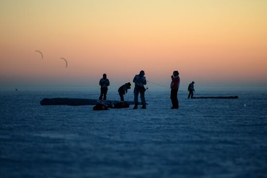 Кубок Сибири по сноукайтингу - 2015