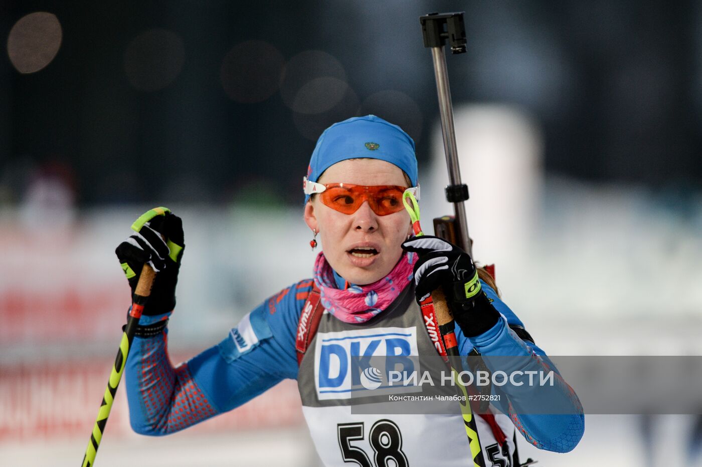 Биатлон. I этап Кубка мира. Женщины. Гонка преследования