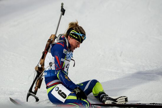 Биатлон. I этап Кубка мира. Женщины. Гонка преследования