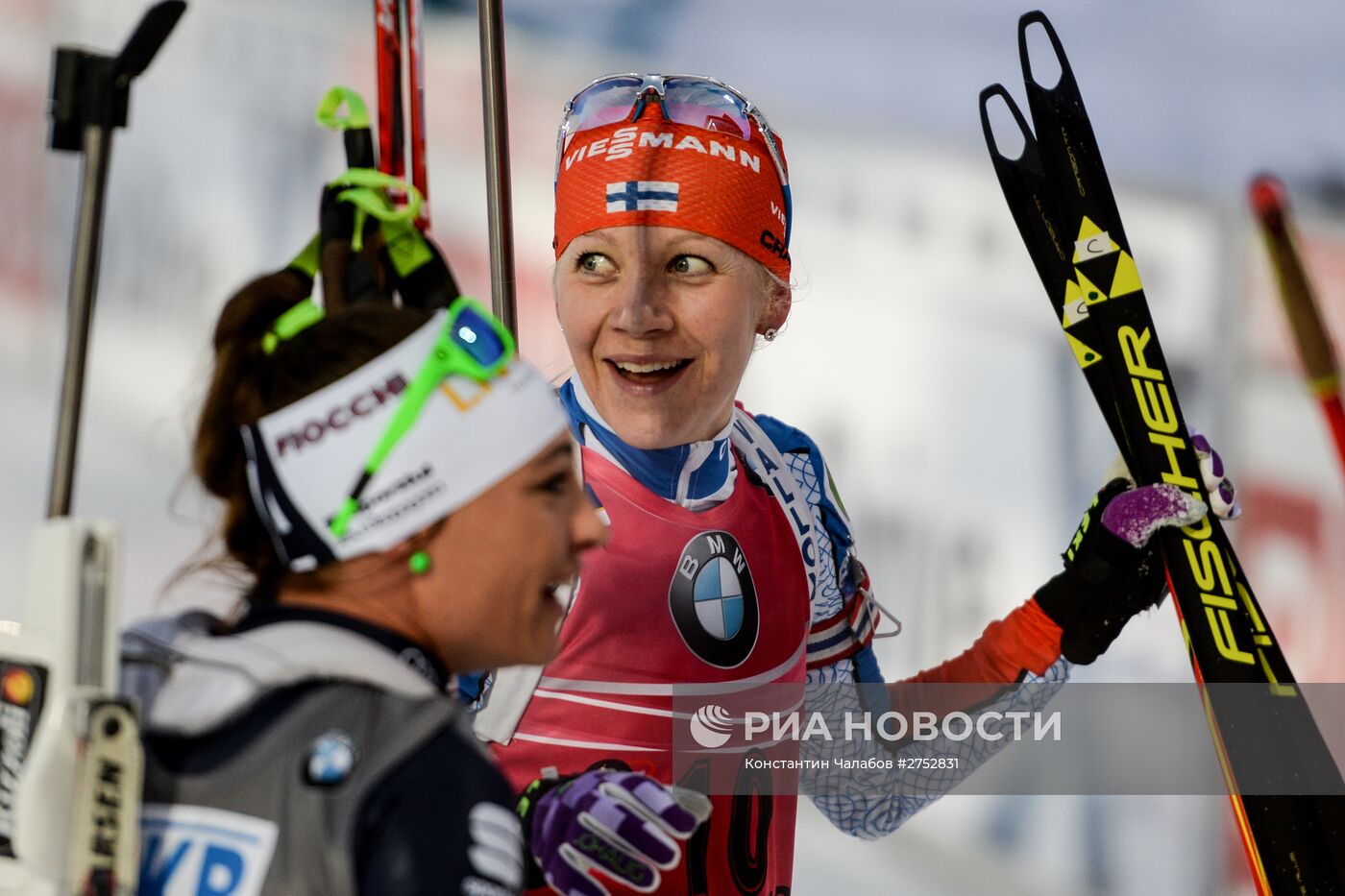 Биатлон. I этап Кубка мира. Женщины. Гонка преследования