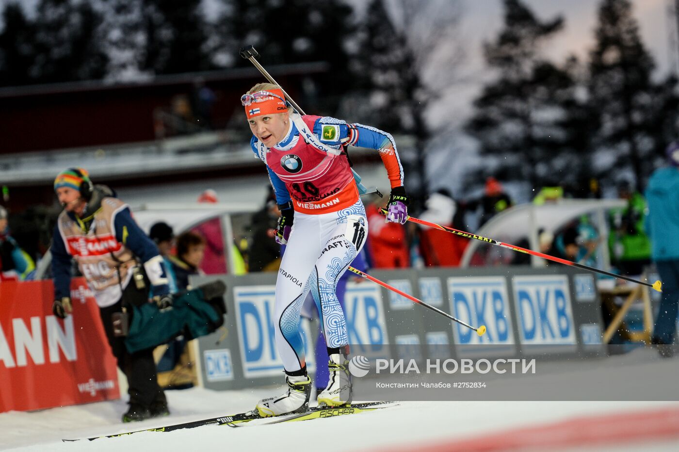 Биатлон. I этап Кубка мира. Женщины. Гонка преследования