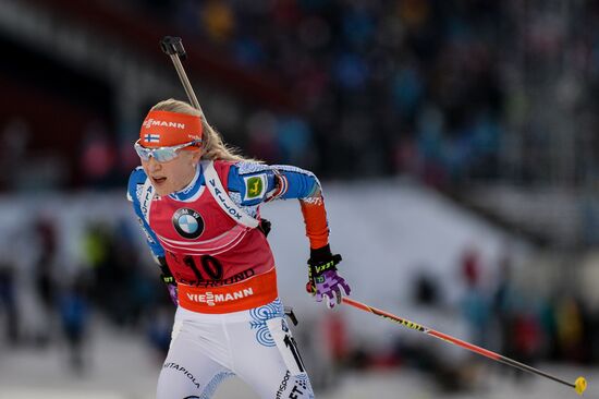 Биатлон. I этап Кубка мира. Женщины. Гонка преследования