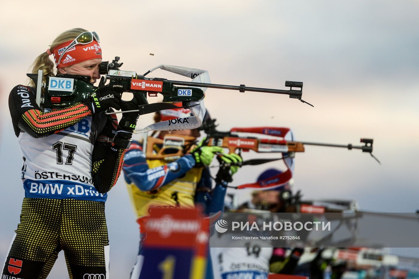 Биатлон. I этап Кубка мира. Женщины. Гонка преследования