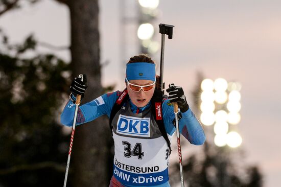 Биатлон. I этап Кубка мира. Женщины. Гонка преследования