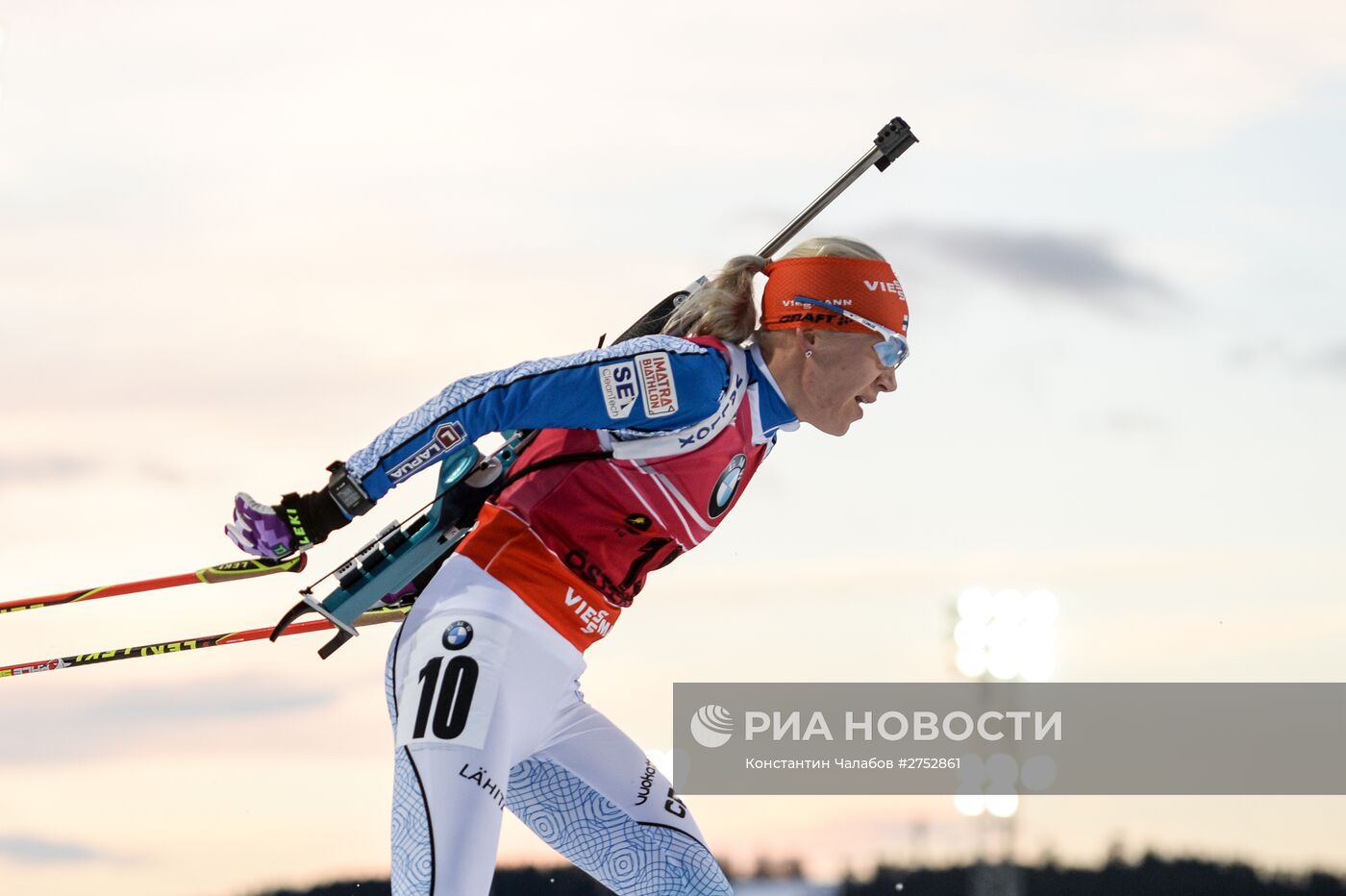 Биатлон. I этап Кубка мира. Женщины. Гонка преследования