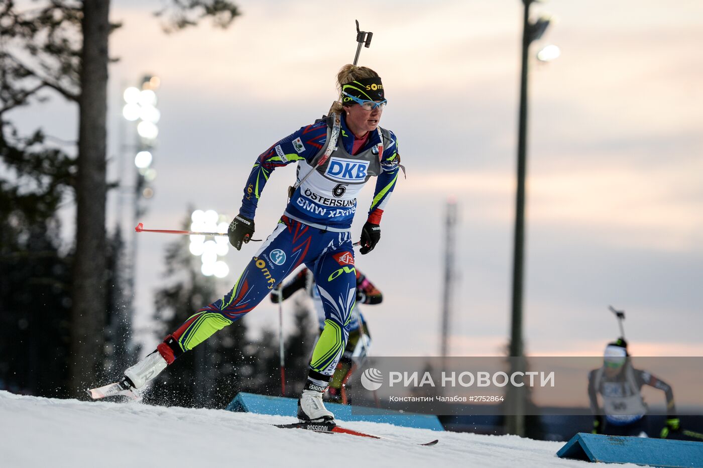Биатлон. I этап Кубка мира. Женщины. Гонка преследования