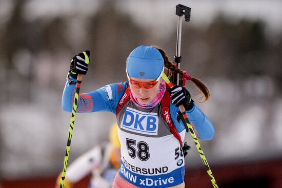 Биатлон. I этап Кубка мира. Женщины. Гонка преследования