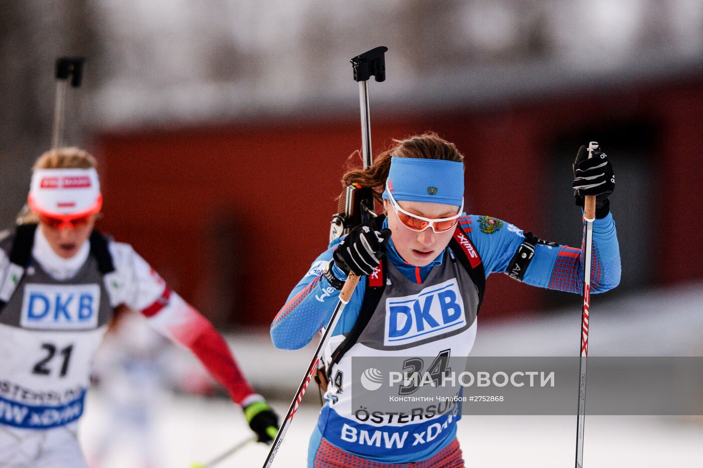 Биатлон. I этап Кубка мира. Женщины. Гонка преследования