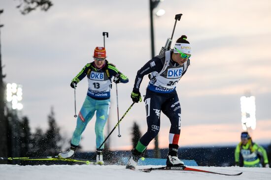 Биатлон. I этап Кубка мира. Женщины. Гонка преследования