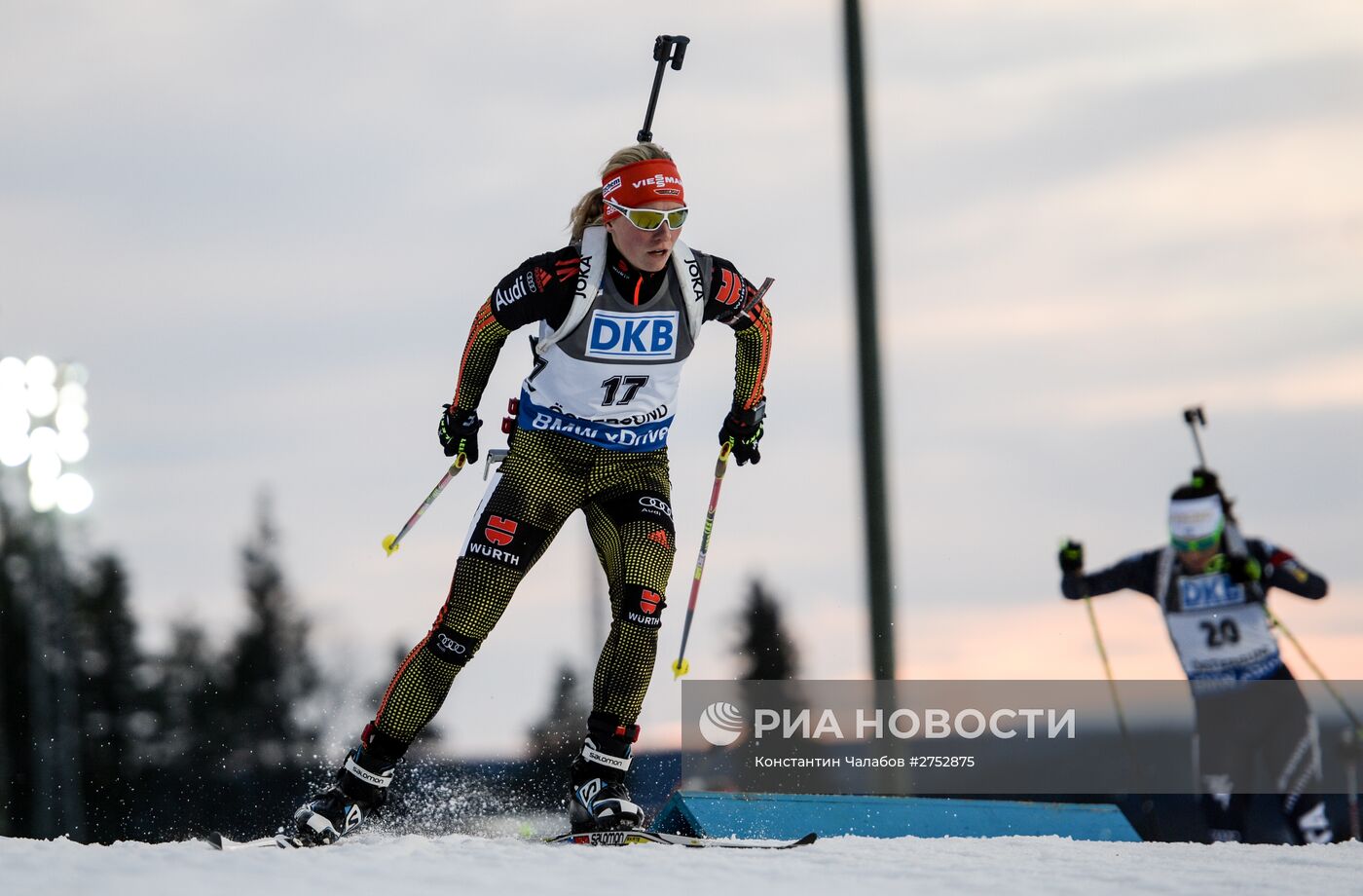Биатлон. I этап Кубка мира. Женщины. Гонка преследования